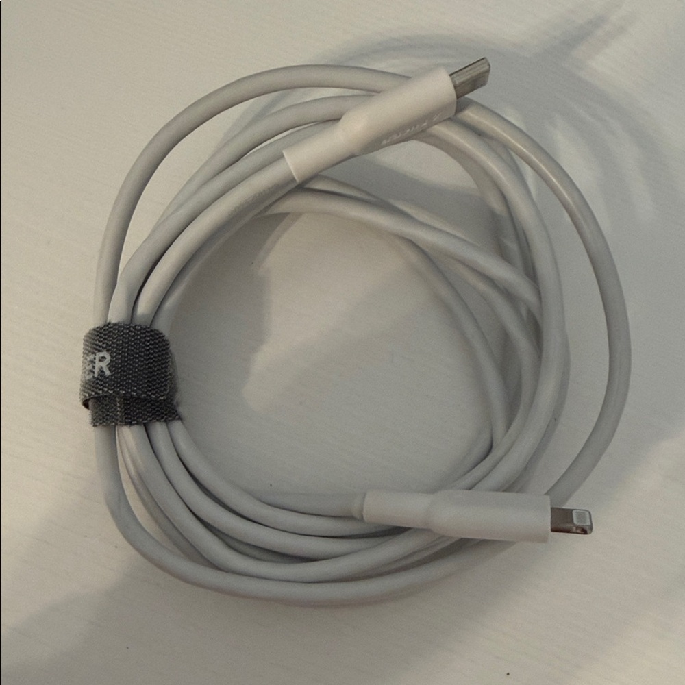 6Foot White Anker USB-C to Lightning Charging Cable